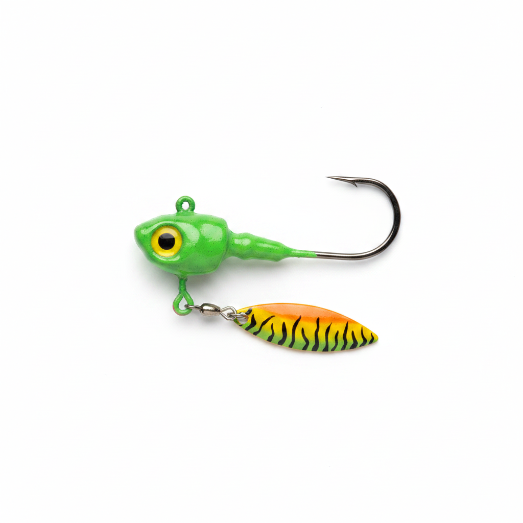 Green Jig Head Lure Product Photo